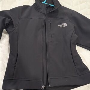 The North Face Black Soft Shell Zip-Up Jacket